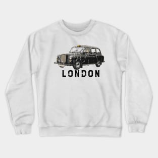 LONDON TAXI HACKENY CARRIAGE Crewneck Sweatshirt